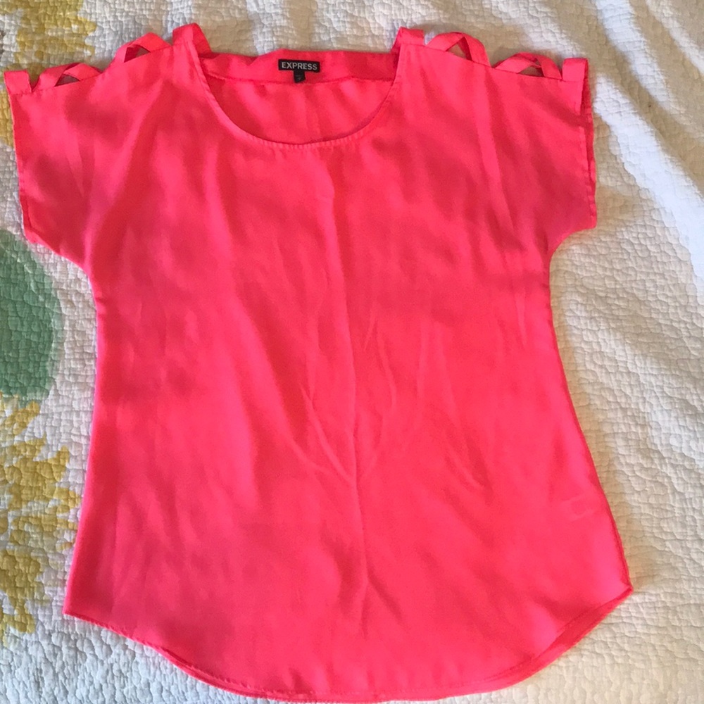Express Neon Pink Top